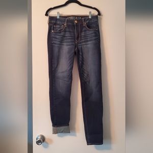 American Eagle Skinny Dark Wash Jeans size 8